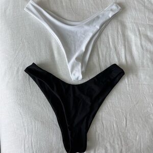 White Bikini bottoms